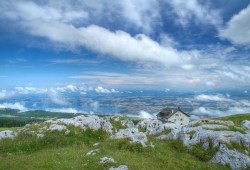 Vue du Chasseron après un orage d'été (10.07.2011).